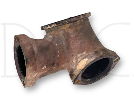 1999 E99 Ford F250 F350 7.3L Turbo Manifold Up Pipe Collector Y Inlet 1824272C1