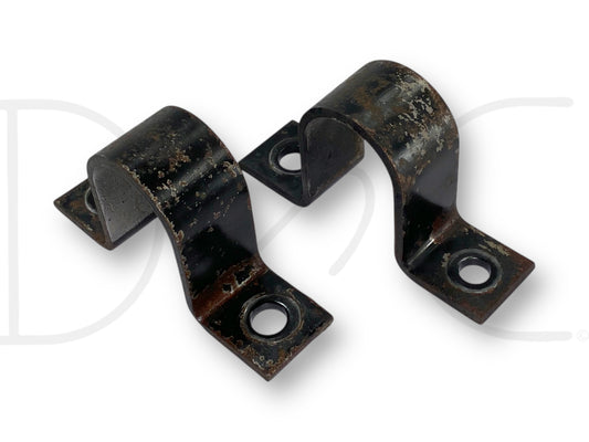 99-04 Ford F350 DRW Rear Axle Sway Bar Stabilizer Mount Brackets OE Bracket Set
