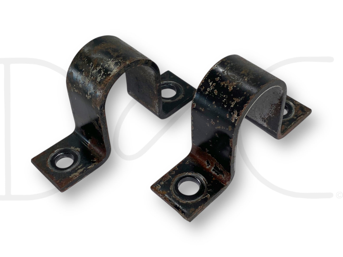99-04 Ford F350 DRW Rear Axle Sway Bar Stabilizer Mount Brackets OE Bracket Set