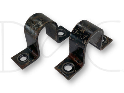 99-04 Ford F350 DRW Rear Axle Sway Bar Stabilizer Mount Brackets OE Bracket Set