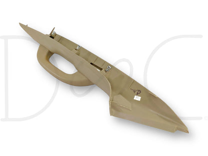 03-07 Ford F250 F350 RH Right Passenger A-Pillar Trim Grab Handle Tan OE