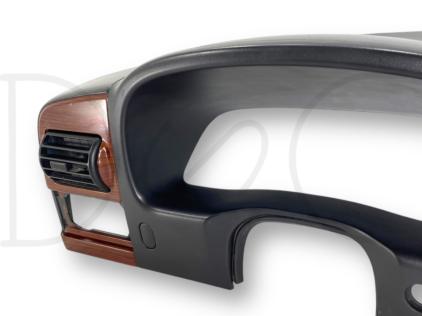 05-07 Ford F250 F350 Lariat Dash Bezel Radio Cluster Trim Panel Black / Wood