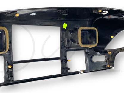 05-07 Ford F250 F350 Lariat Dash Bezel Radio Cluster Trim Panel Black / Wood