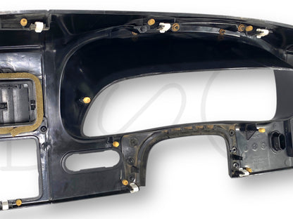 05-07 Ford F250 F350 Lariat Dash Bezel Radio Cluster Trim Panel Black / Wood