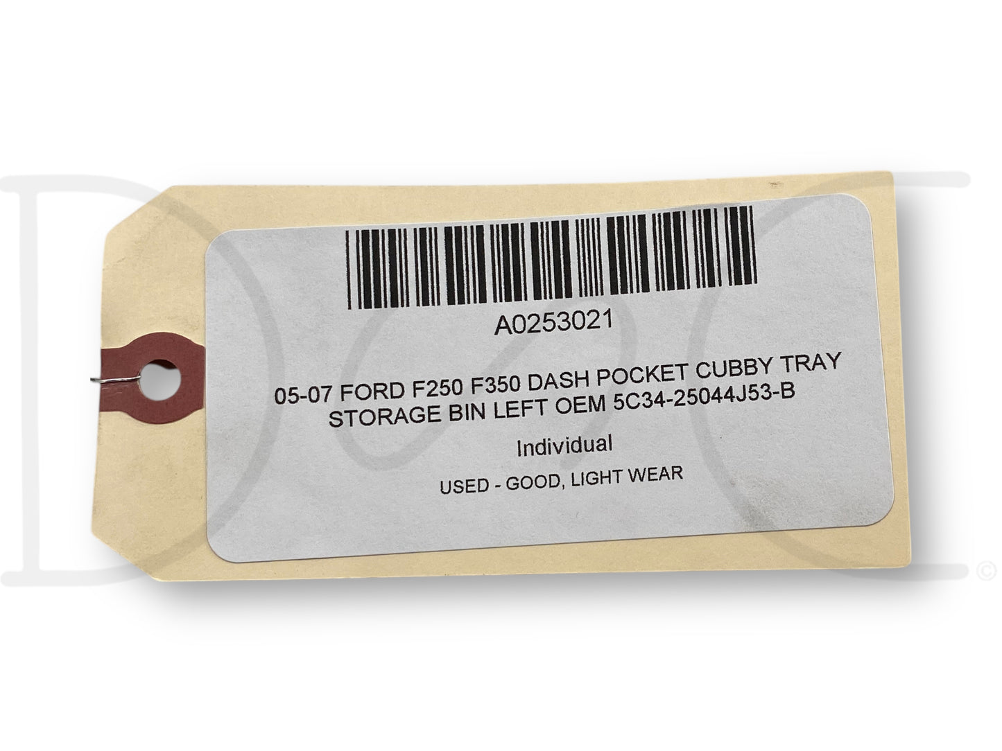 05-07 Ford F250 F350 Dash Pocket Cubby Tray Storage Bin Left OEM 5C34-25044J53-B