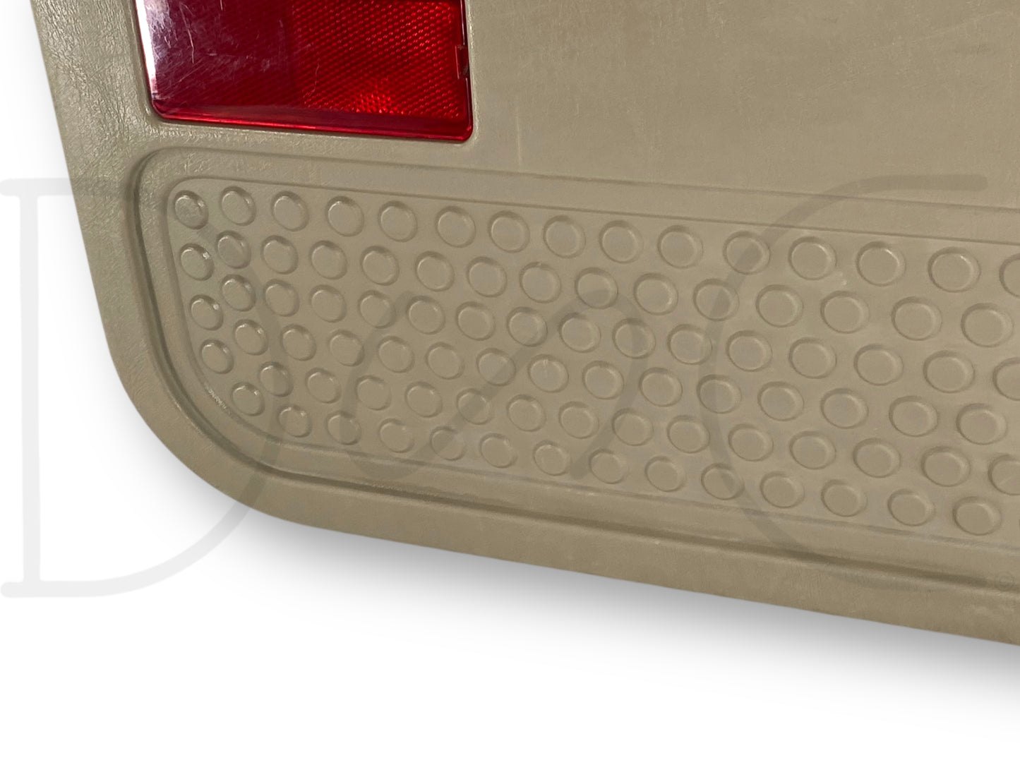 05-07 Ford F250 F350 Lariat LH Left Driver Rear Door Panel Tan Wood Grain OE