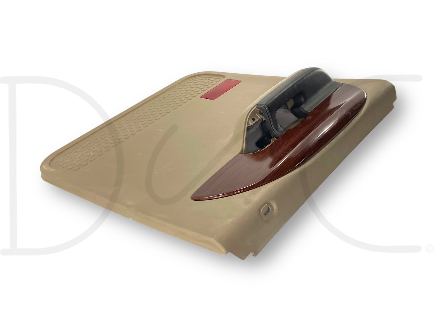 05-07 Ford F250 F350 Lariat LH Left Driver Rear Door Panel Tan Wood Grain OE
