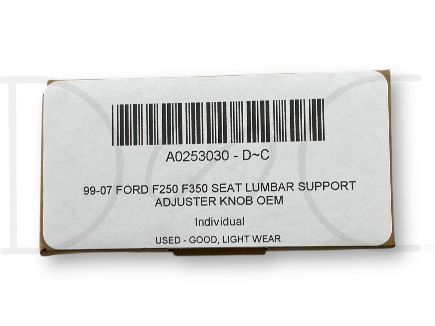 99-07 Ford F250 F350 Seat Lumbar Support Adjuster Knob OEM