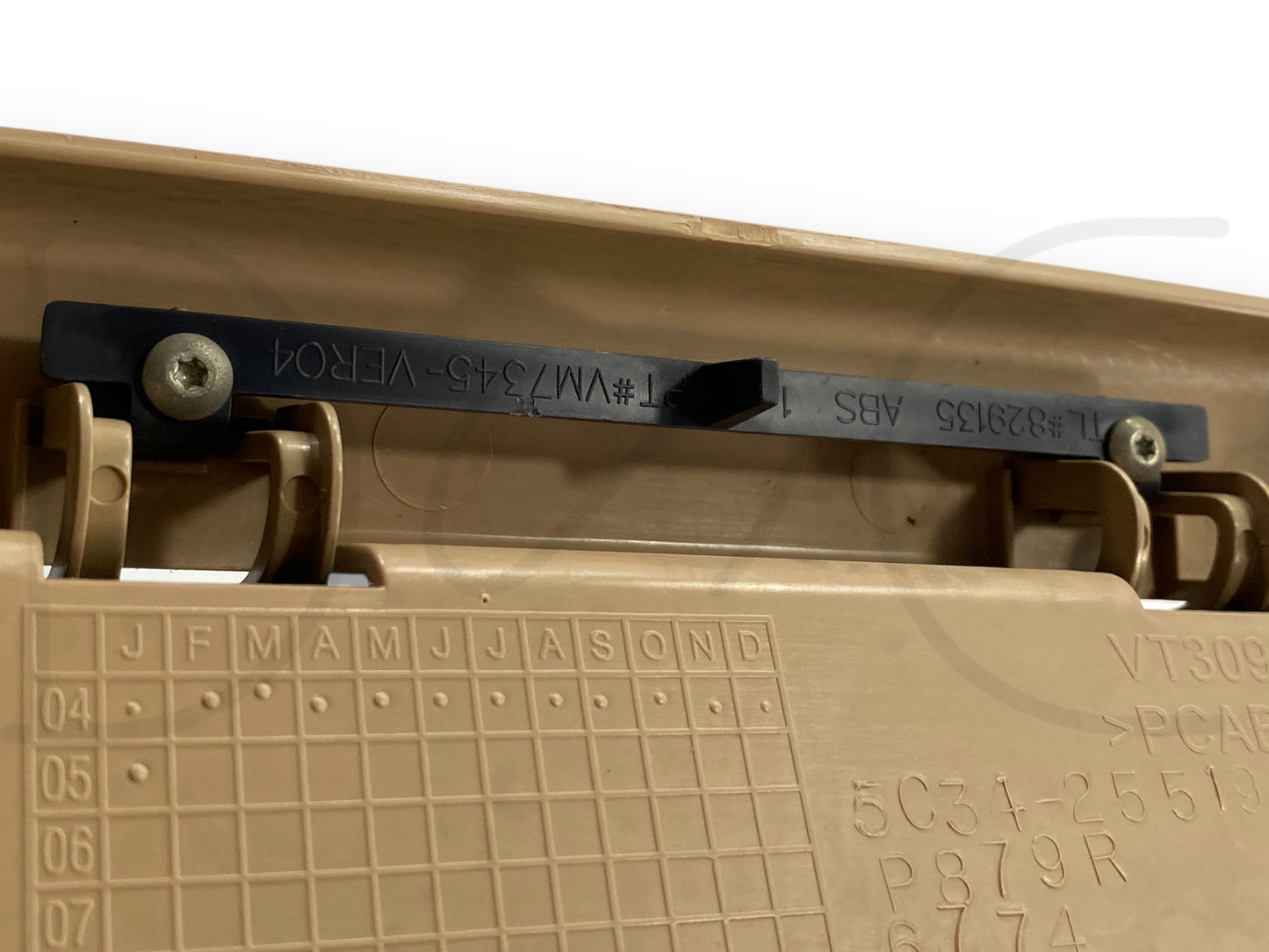05-07 Ford F250 F350 Overhead Console Shell Cover Tan 5C34-25519A58-A
