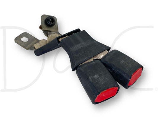 03-07 Ford F250 F350 Rear Seat Belt Seatbelt Latch Buckle Double Tan OE