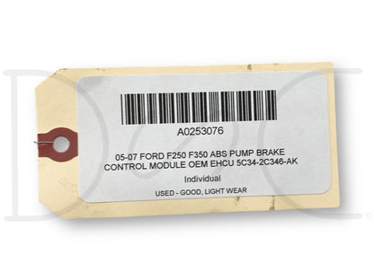 05-07 Ford F250 F350 ABS Pump Brake Control Module OEM EHCU 5C34-2C346-Ak