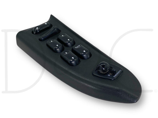 02-05 Ford F250 F350 LH Left Driver Front Power Window Lock Switch Panel Black