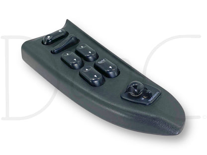 02-05 Ford F250 F350 LH Left Driver Front Power Window Lock Switch Panel Black