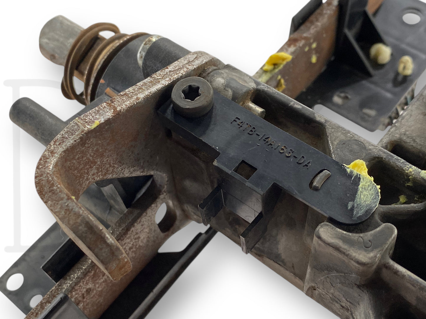 05-07 Ford F250 F350 Lariat Steering Column ZF6 Manual W/ Key & Clockspring OE