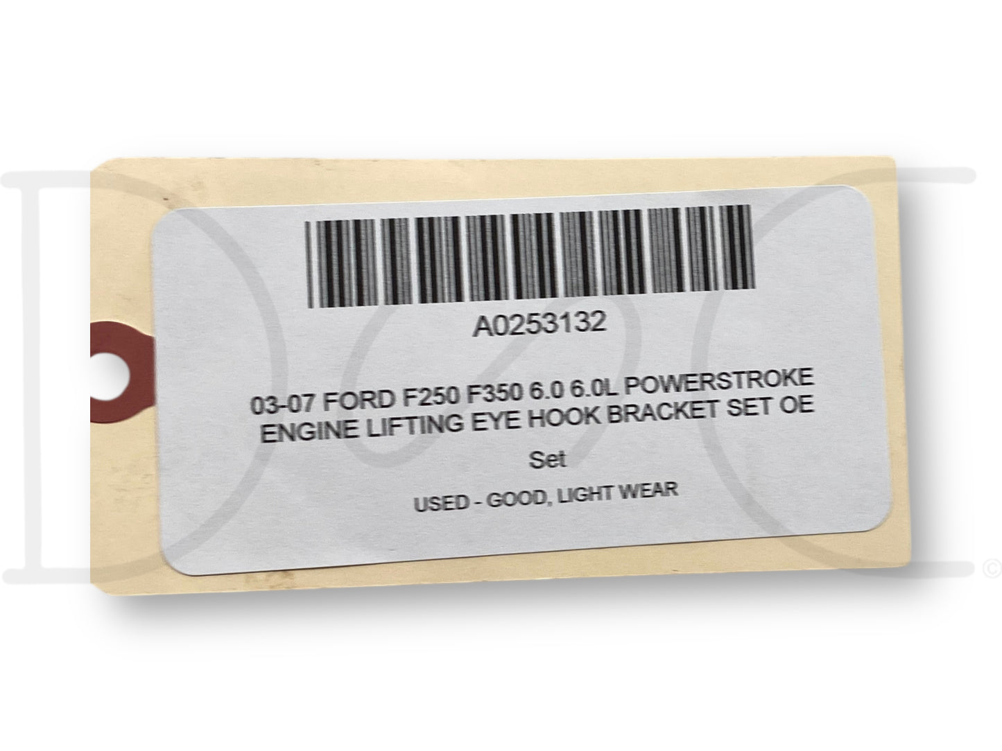 03-07 Ford F250 F350 6.0 6.0L Powerstroke Engine Lifting Eye Hook Bracket Set OE