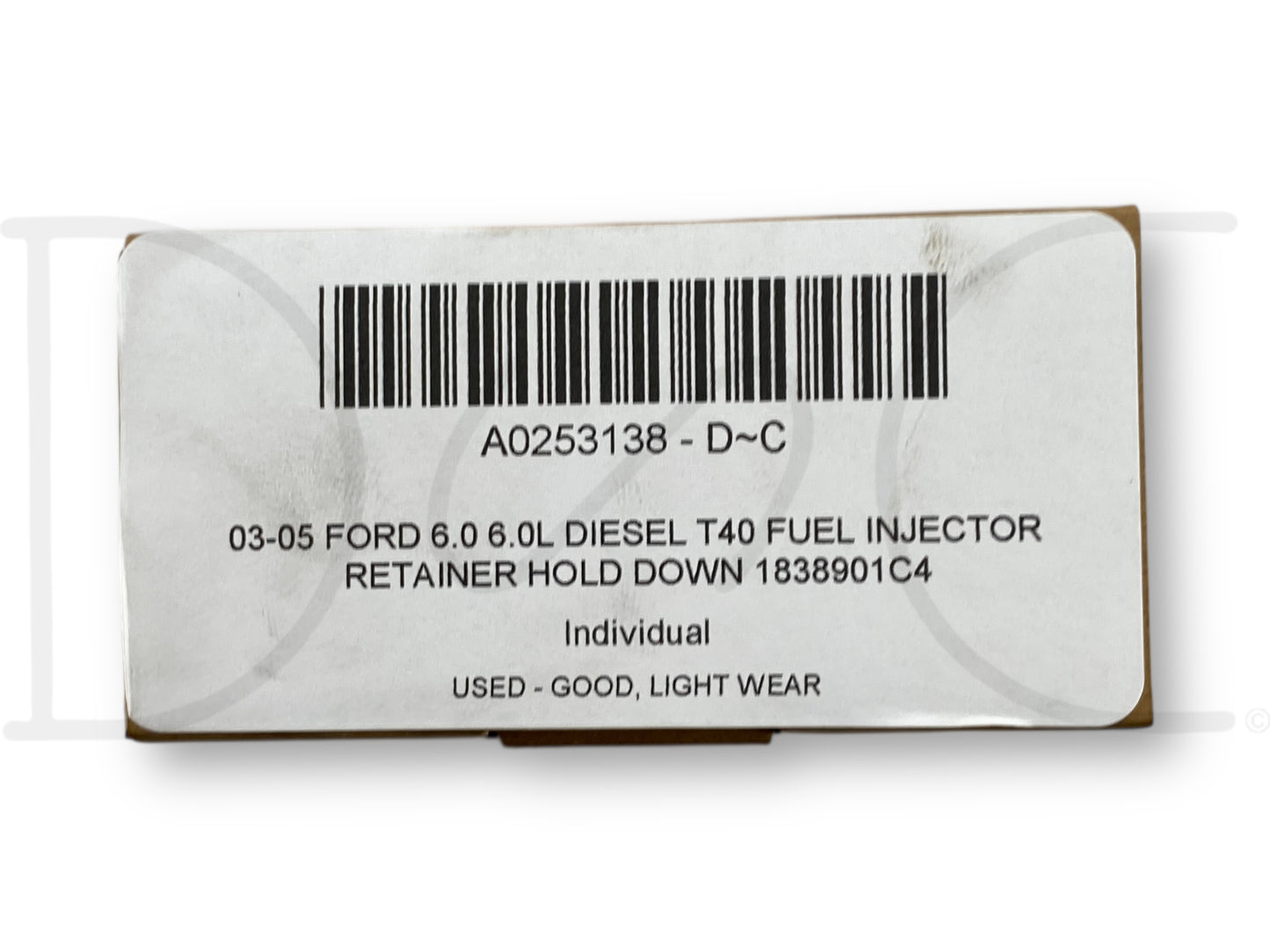 03-05 Ford 6.0 6.0L Diesel T40 Fuel Injector Retainer Hold Down 1838901C4
