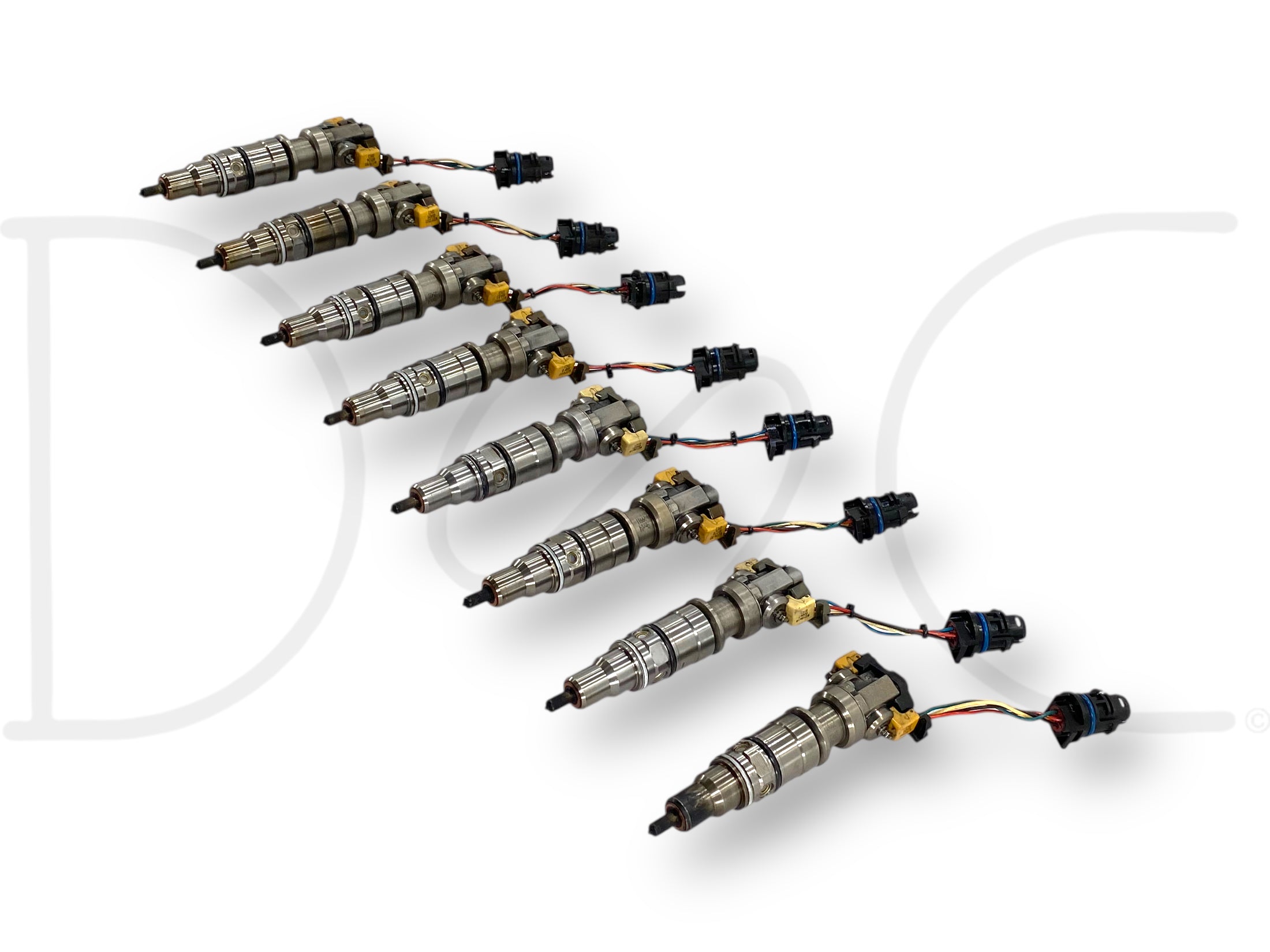03-07 Ford F250 F350 6.0 6.0L DIESEL FUEL INJECTOR SET (8) INJECTORS ...