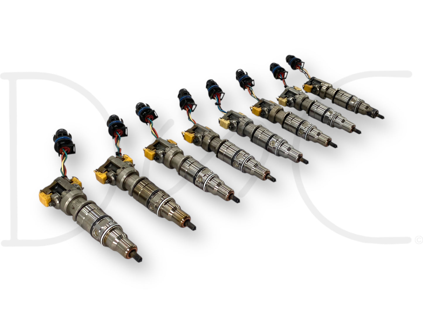 03-07 Ford F250 F350 6.0 6.0L Diesel Fuel Injector Set (8) Injectors *Cores*
