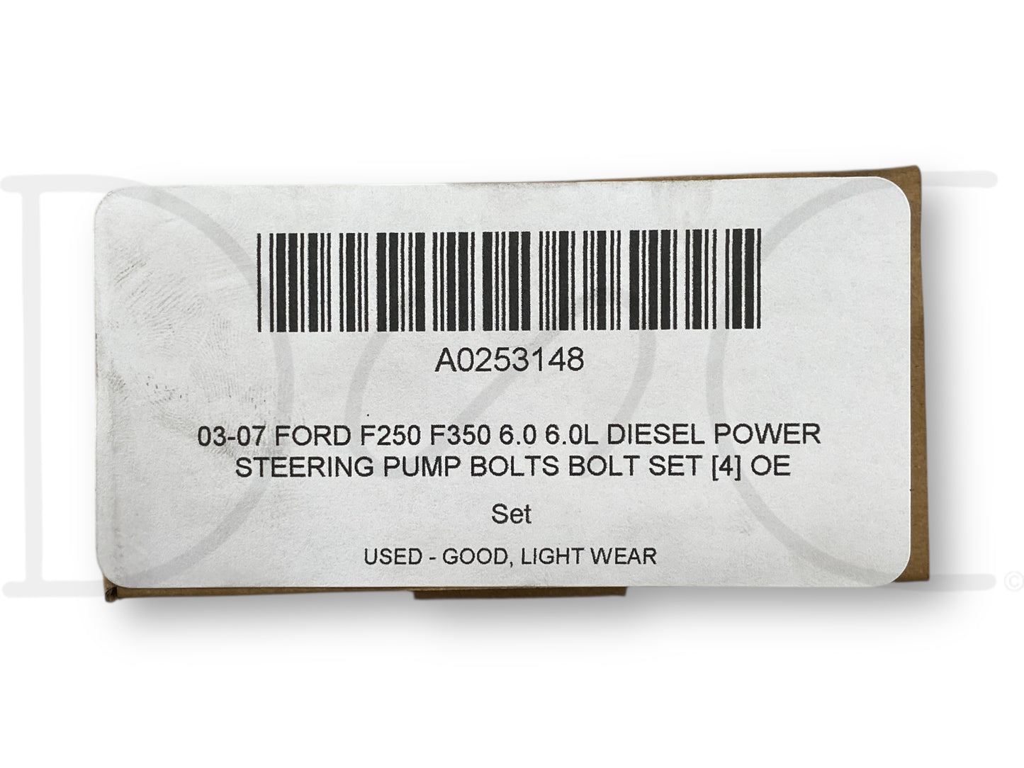 03-07 Ford F250 F350 6.0 6.0L Diesel Power Steering Pump Bolts Bolt Set [4] OE