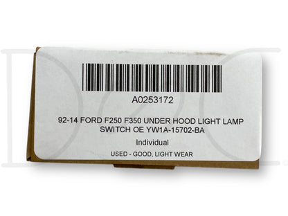 92-14 Ford F250 F350 Under Hood Light Lamp Switch OE Yw1A-15702-BA