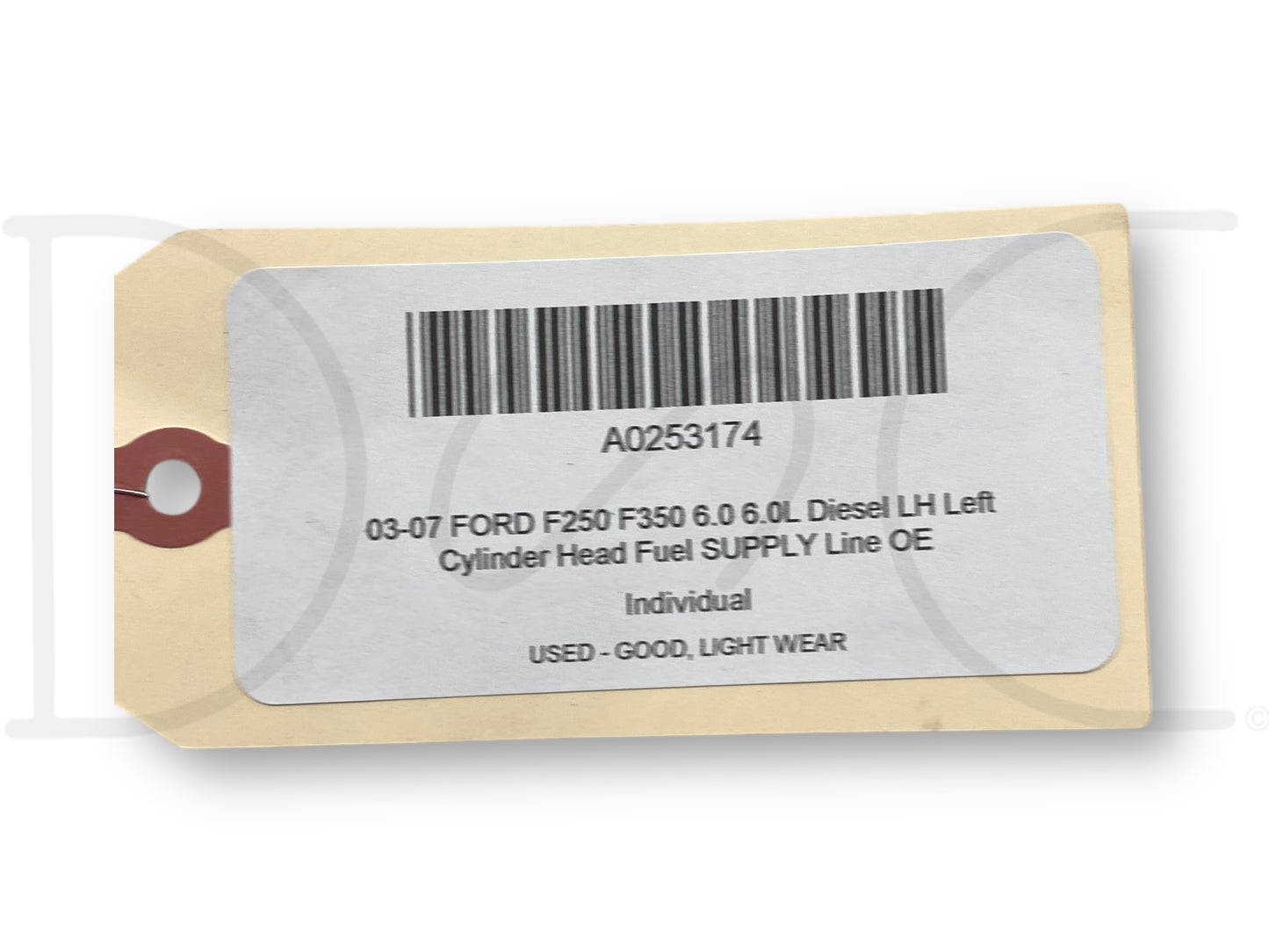 03-07 Ford F250 F350 6.0 6.0L Diesel LH Left Cylinder Head Fuel Supply Line OE