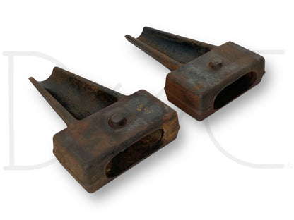 99-07 Ford F250 F350 OE Leaf Spring Spacer Lift Block Set 1-78" 2C34-5598-Aa