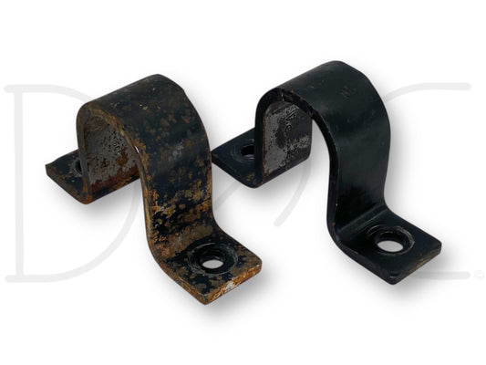 05-07 Ford F250 F350 Front Axle Sway Bar Bushing Brackets Bracket Set OE
