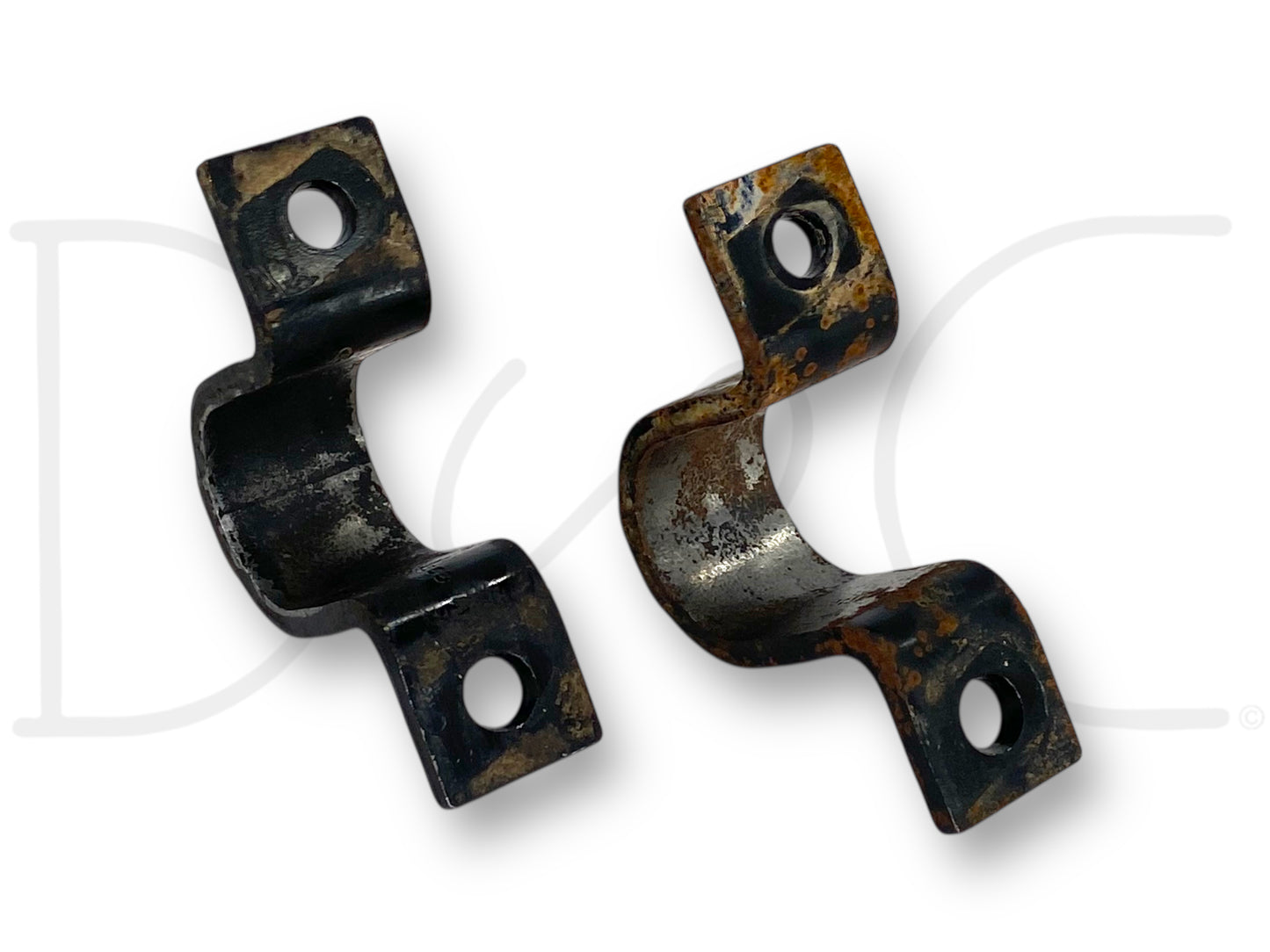 05-07 Ford F250 F350 Front Axle Sway Bar Bushing Brackets Bracket Set OE