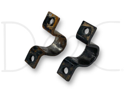 05-07 Ford F250 F350 Front Axle Sway Bar Bushing Brackets Bracket Set OE