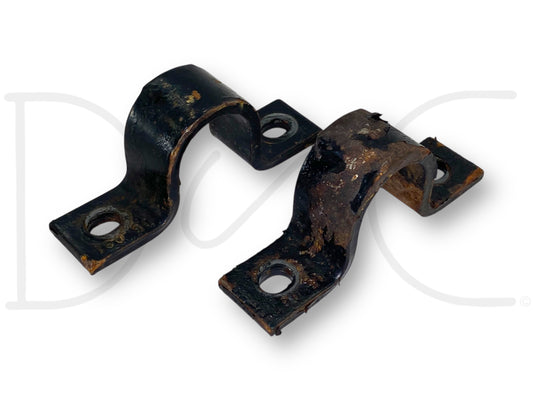 05-07 Ford F350 DRW Rear Axle Stabilizer Sway Bar Mount Brackets OE Bracket Set