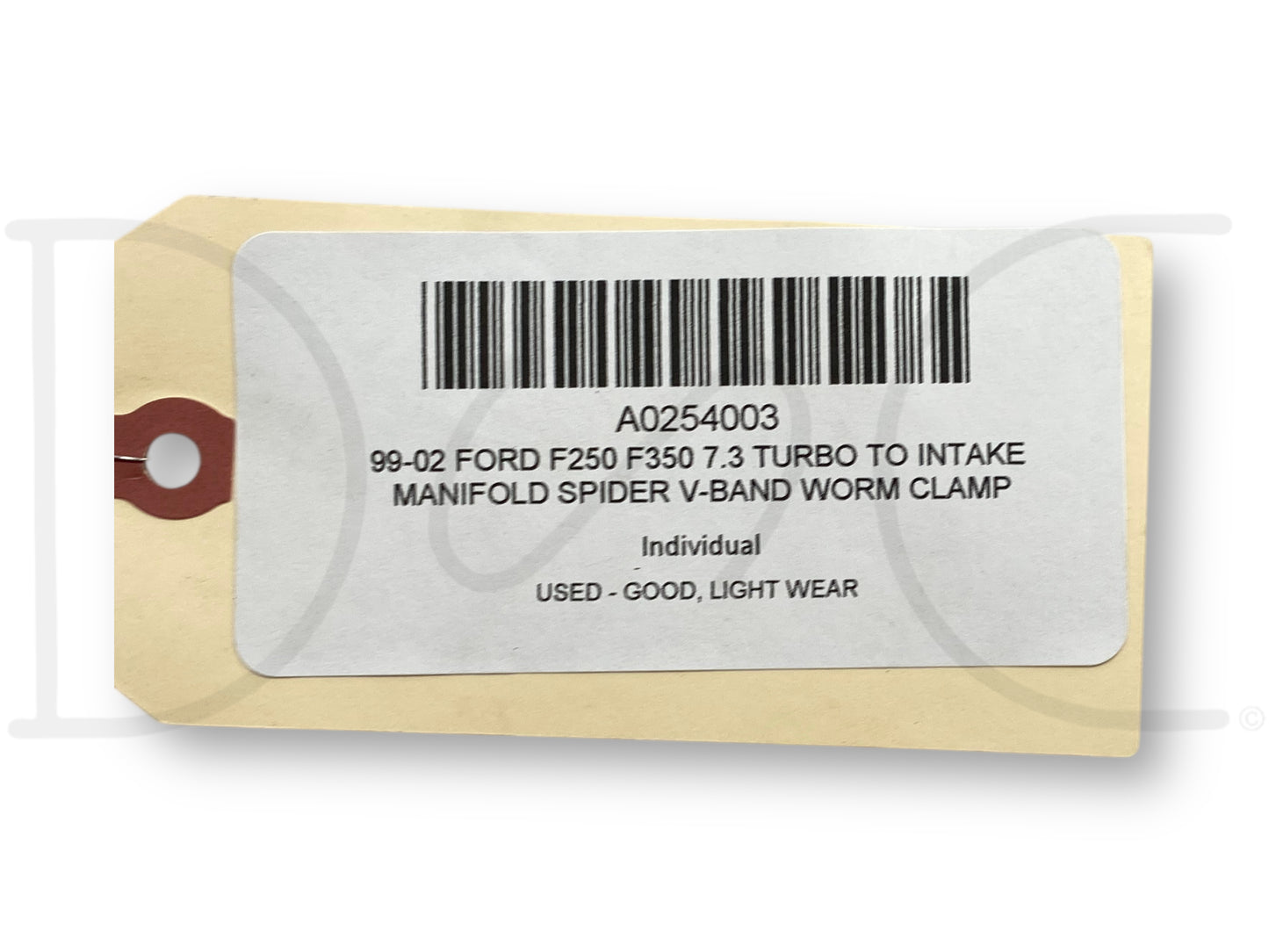 99-02 Ford F250 F350 7.3 Turbo To Intake Manifold Spider V-Band Worm Clamp