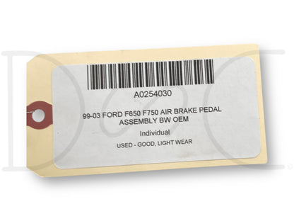 99-03 Ford F650 F750 Air Brake Pedal Assembly Bw OEM