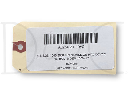 Allison 1000 2000 Transmission PTO Cover W/ Bolts OEM 2000-Up