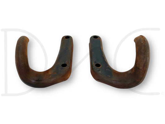 99-03 Ford F650 F750 Front Tow Hook Set OEM Hooks F81A-17A954-Cb F81A-17A955-Cb