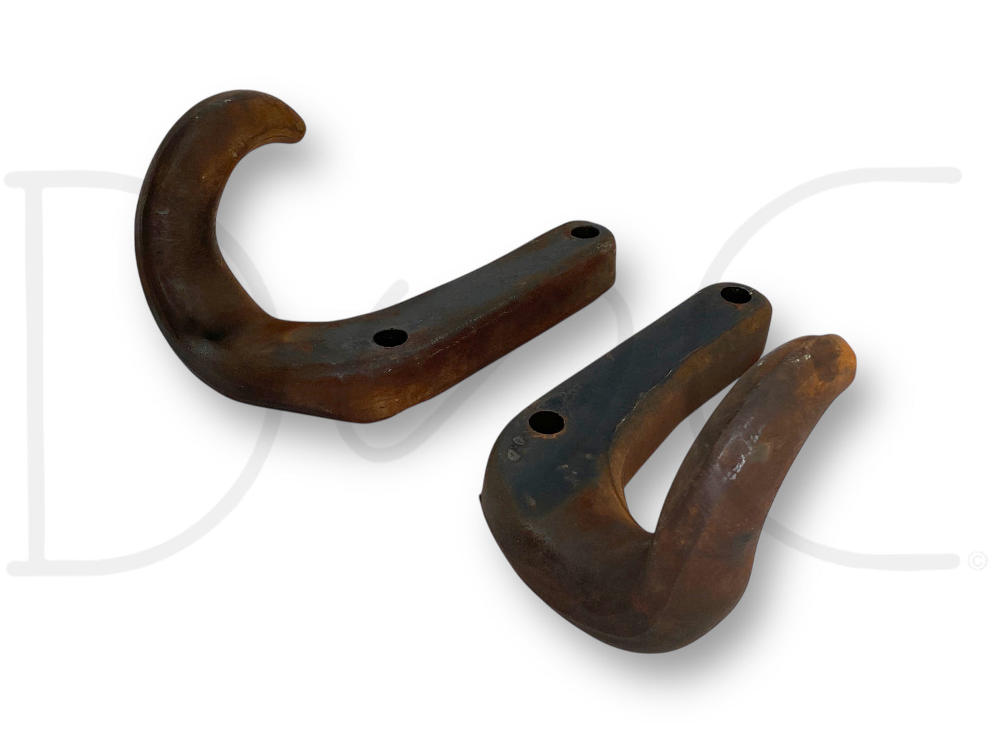 99-03 Ford F650 F750 Front Tow Hook Set OEM Hooks F81A-17A954-Cb F81A-17A955-Cb