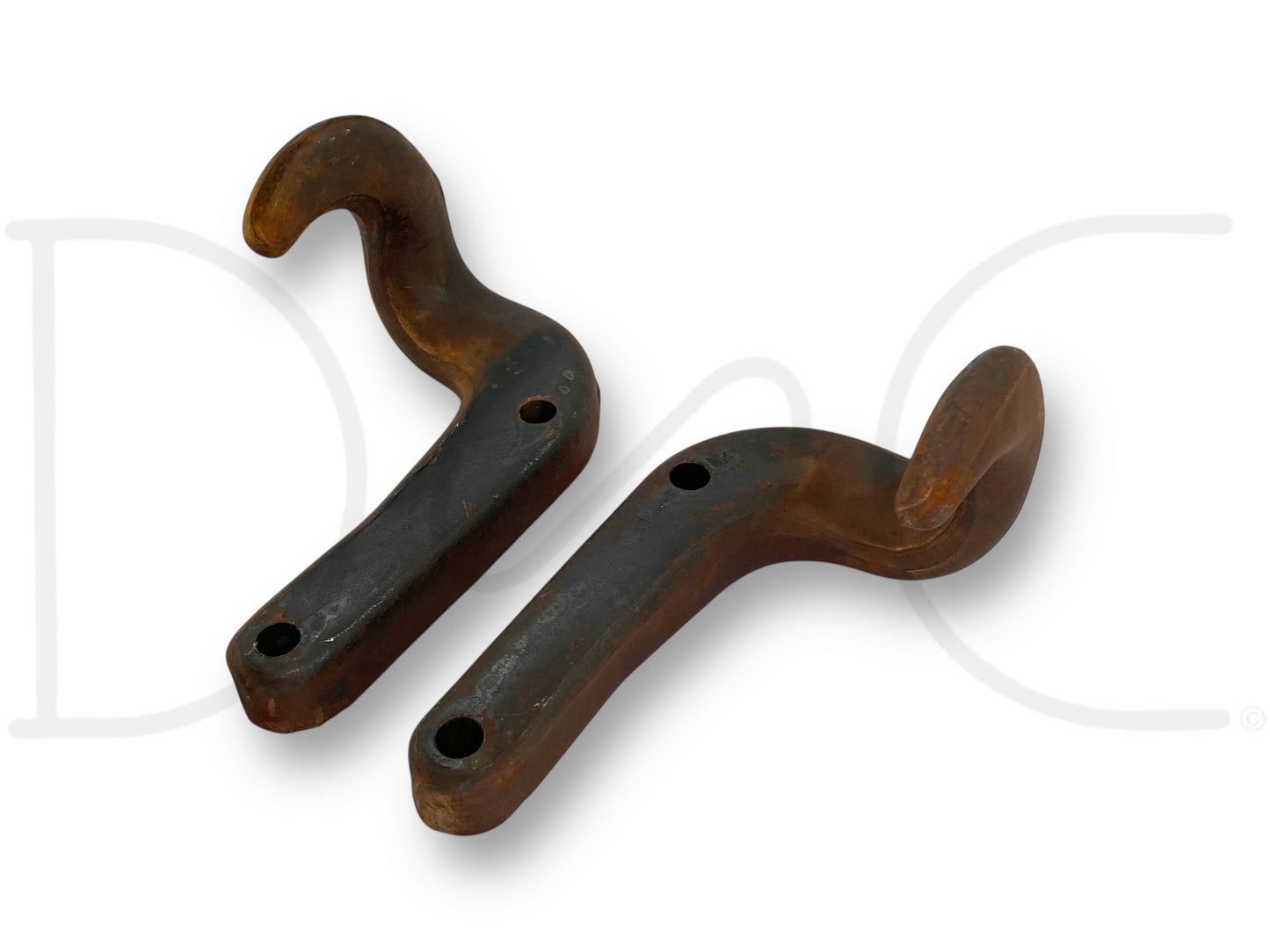 99-03 Ford F650 F750 Front Tow Hook Set OEM Hooks F81A-17A954-Cb F81A-17A955-Cb