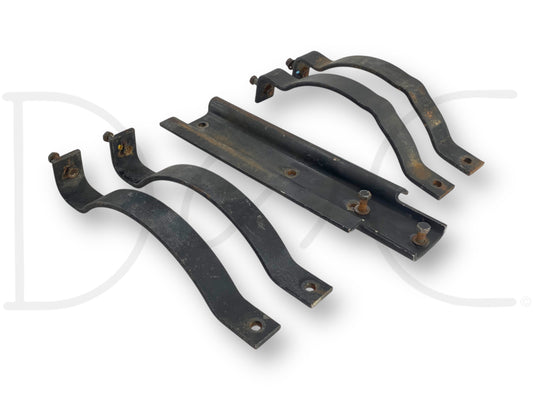 99-03 Ford F650 F750 Air Tank Frame Mount Bracket 5 Pc. Set OE Brackets Straps