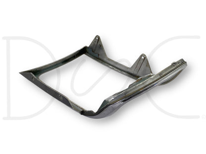 92-97 Ford F250 F350 LH Left Driver Headlight Bezel Trim Surround Chrome OEM