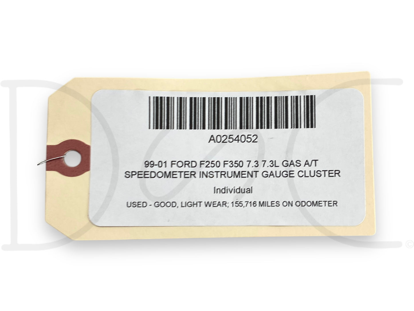 99-01 Ford F250 F350 7.3 7.3L Gas A/T Speedometer Instrument Gauge Cluster