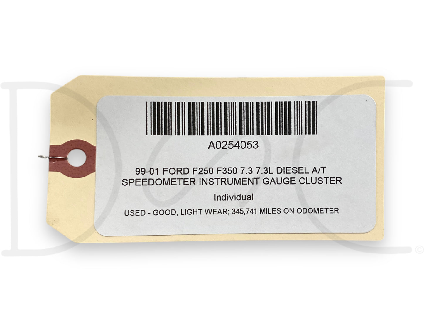 99-01 Ford F250 F350 7.3 7.3L Diesel A/T Speedometer Instrument Gauge Cluster