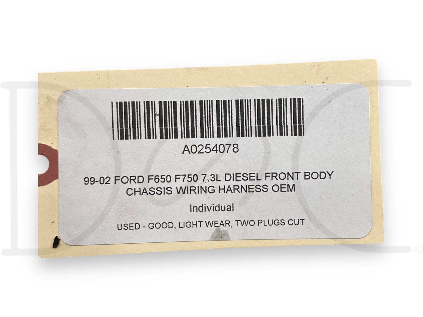 99-02 Ford F650 F750 7.3L Diesel Front Body Chassis Wiring Harness OEM