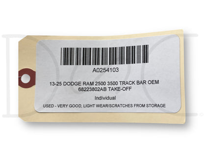 13-25 Dodge Ram 2500 3500 Track Bar OEM 68223802Ab Take-Off