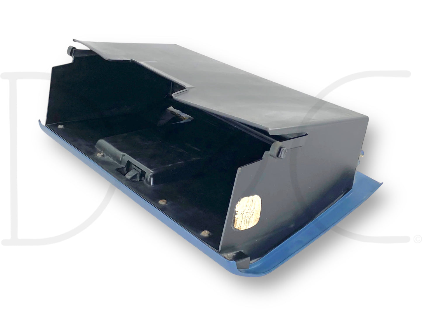 92-97 Ford F250 F350 Dash Glove Box Storage Bin Compartment Blue OE