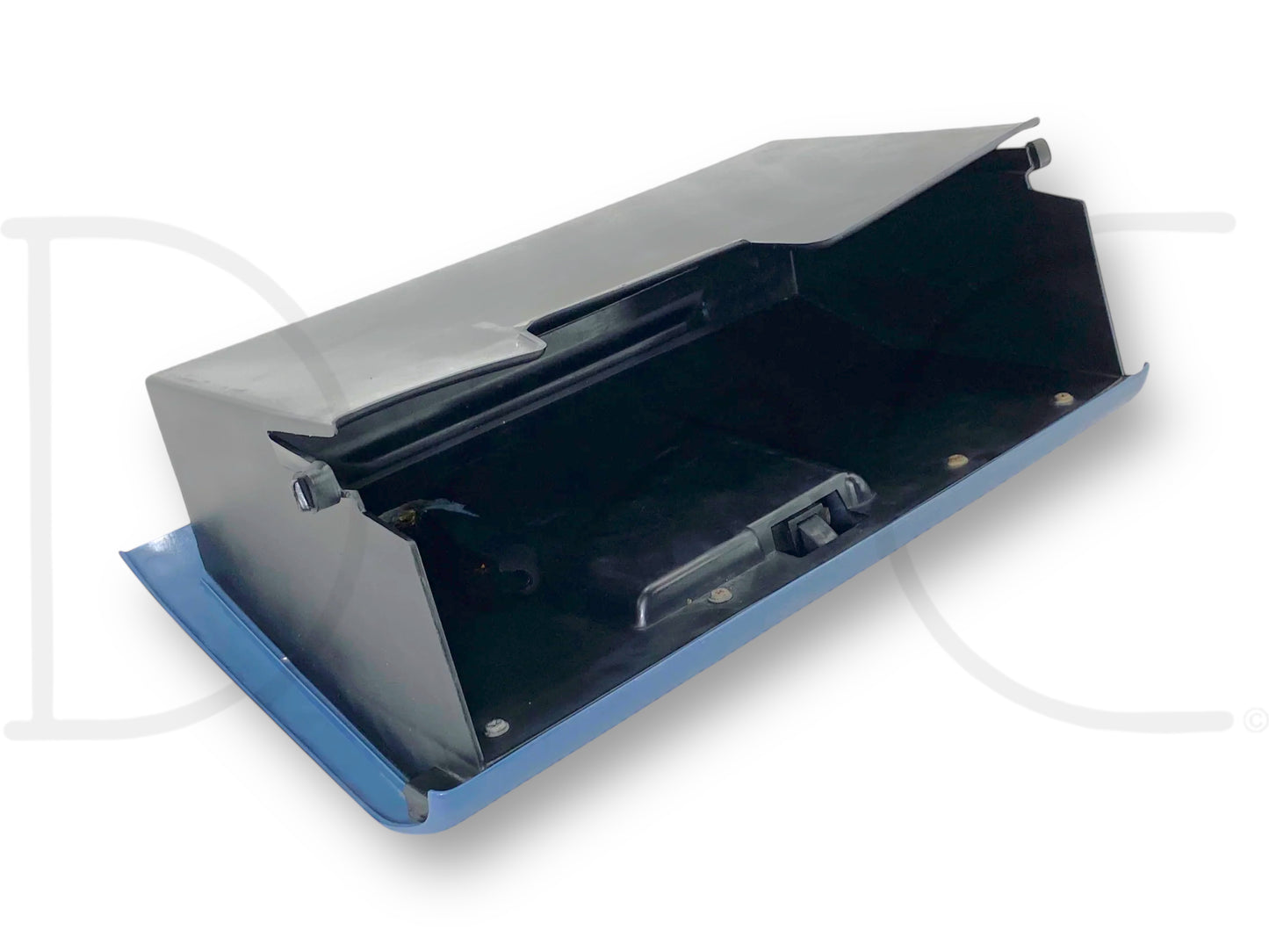 92-97 Ford F250 F350 Dash Glove Box Storage Bin Compartment Blue OE