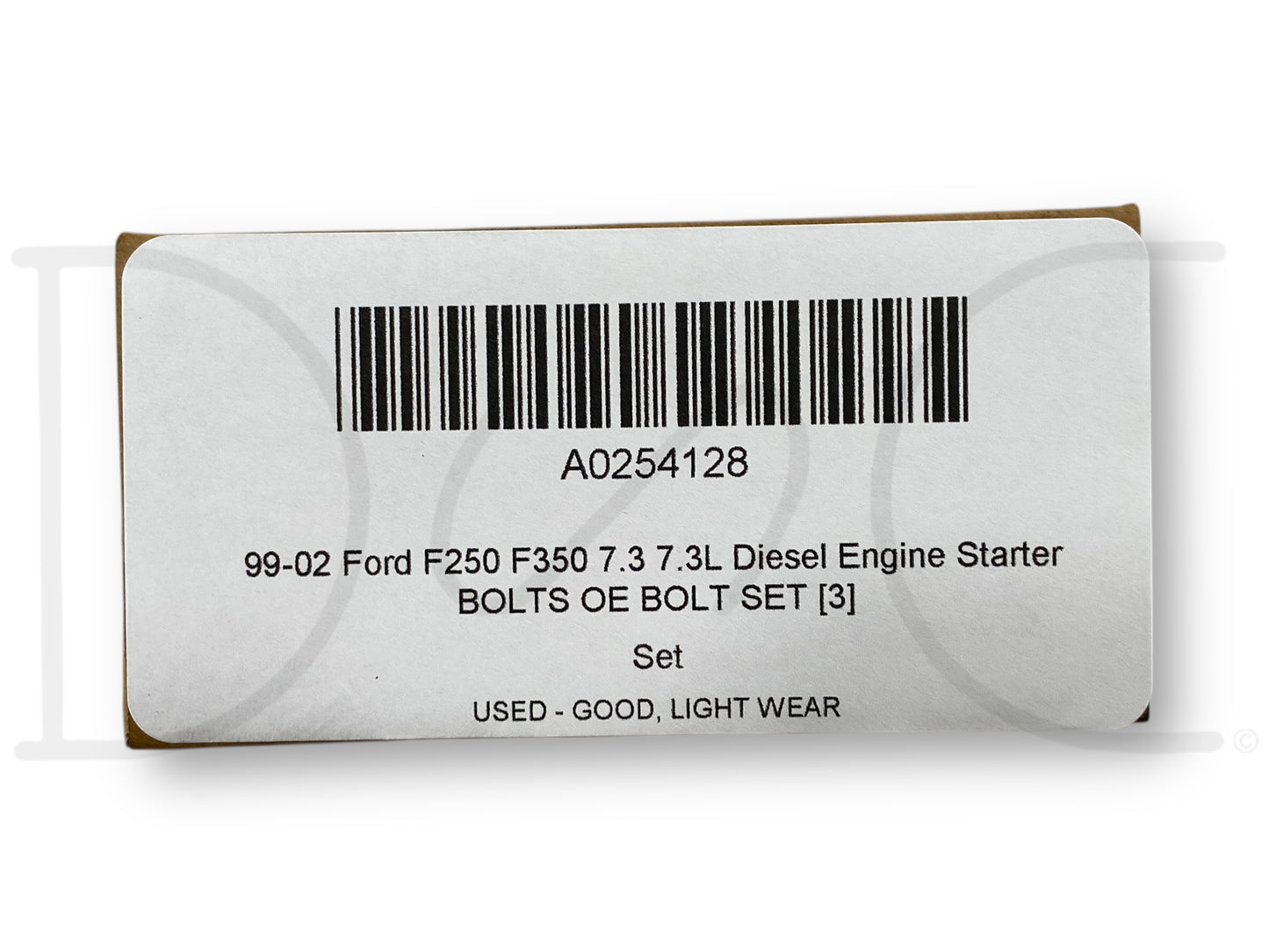 99-02 Ford F250 F350 7.3 7.3L Diesel Engine Starter Bolts OE Bolt Set [3]