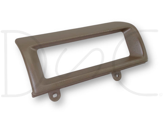 92-97 Ford F250 F350 Climate Control Dash Bezel Surround Trim Panel Tan OE