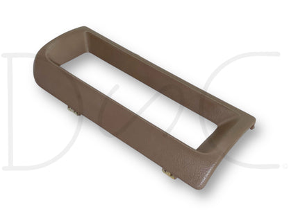 92-97 Ford F250 F350 Climate Control Dash Bezel Surround Trim Panel Tan OE