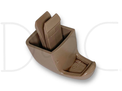 92-97 Ford F250 F350 Roof Ceiling Coat Hanger Clothes Hook Mocha Tan OE