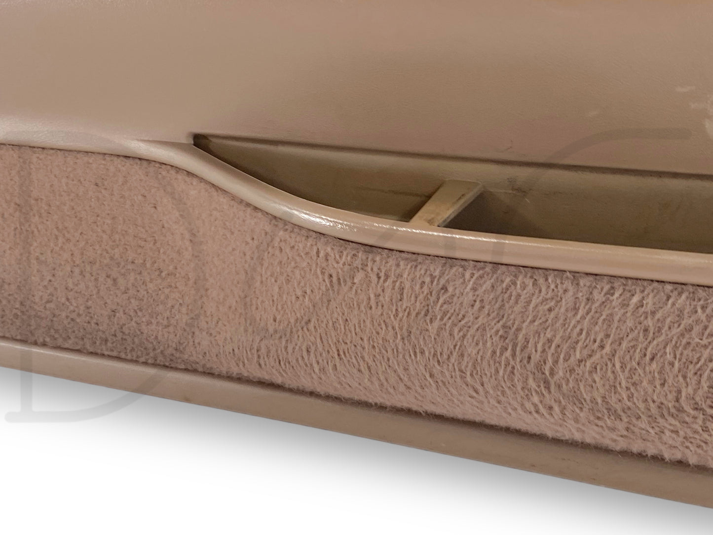 94-97 Ford F250 F350 LH Left Driver Front Door Panel Power Mocha Tan OE *Blem*