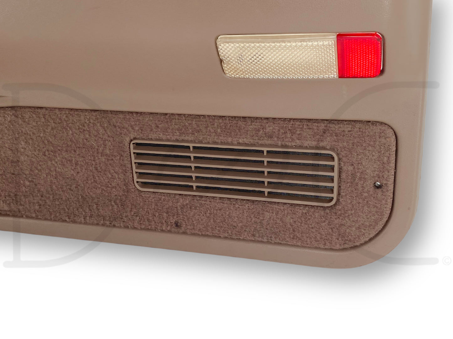 94-97 Ford F250 F350 RH Right Passenger Front Door Panel Mocha Tan *Blem*